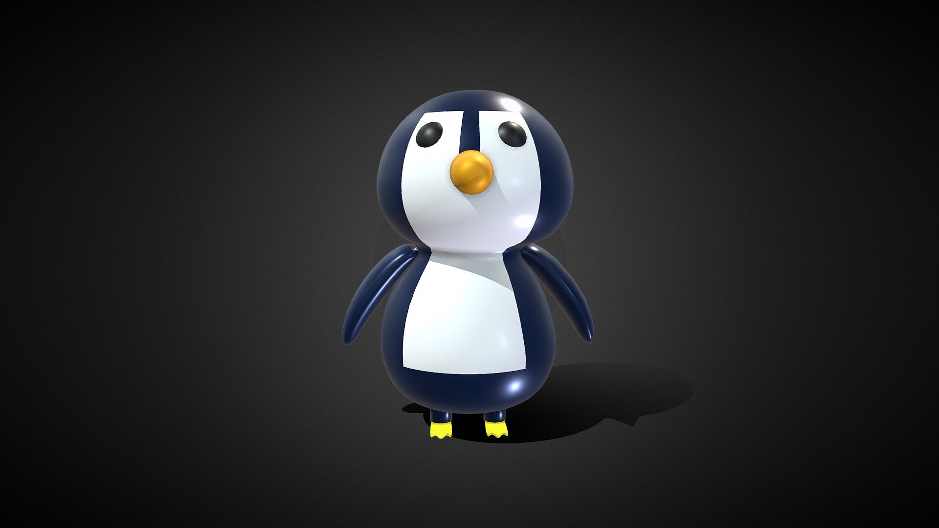 Cartoon Penguin 3d model