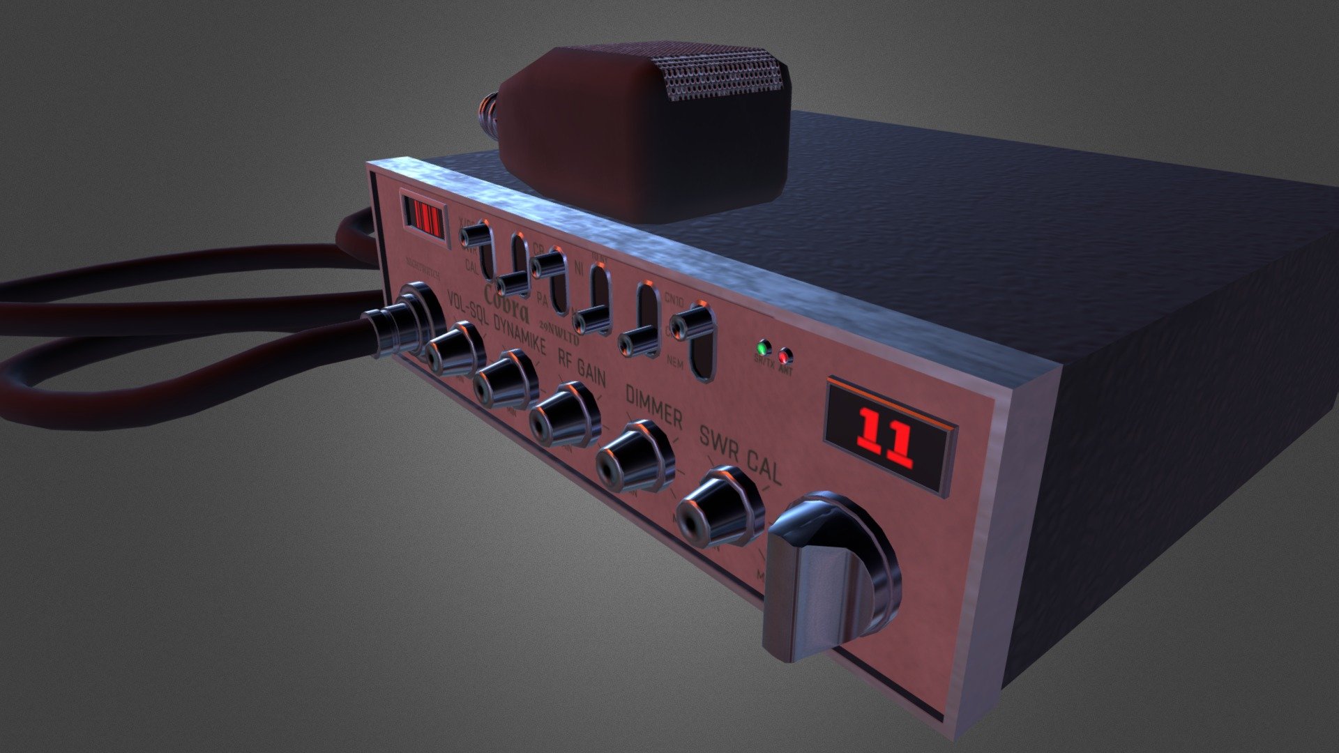 CB- Radio 3d model