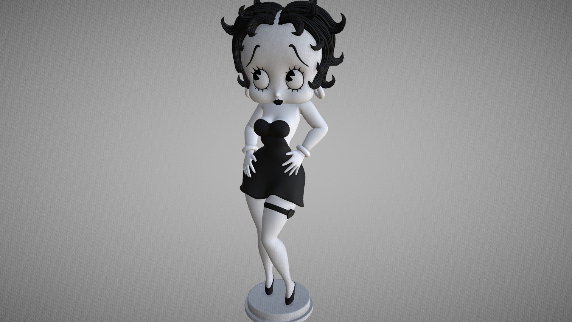 Betty Boop 3d model