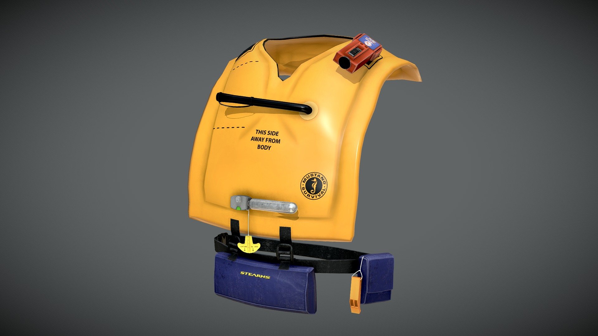 Life Vest MD3025 3d model