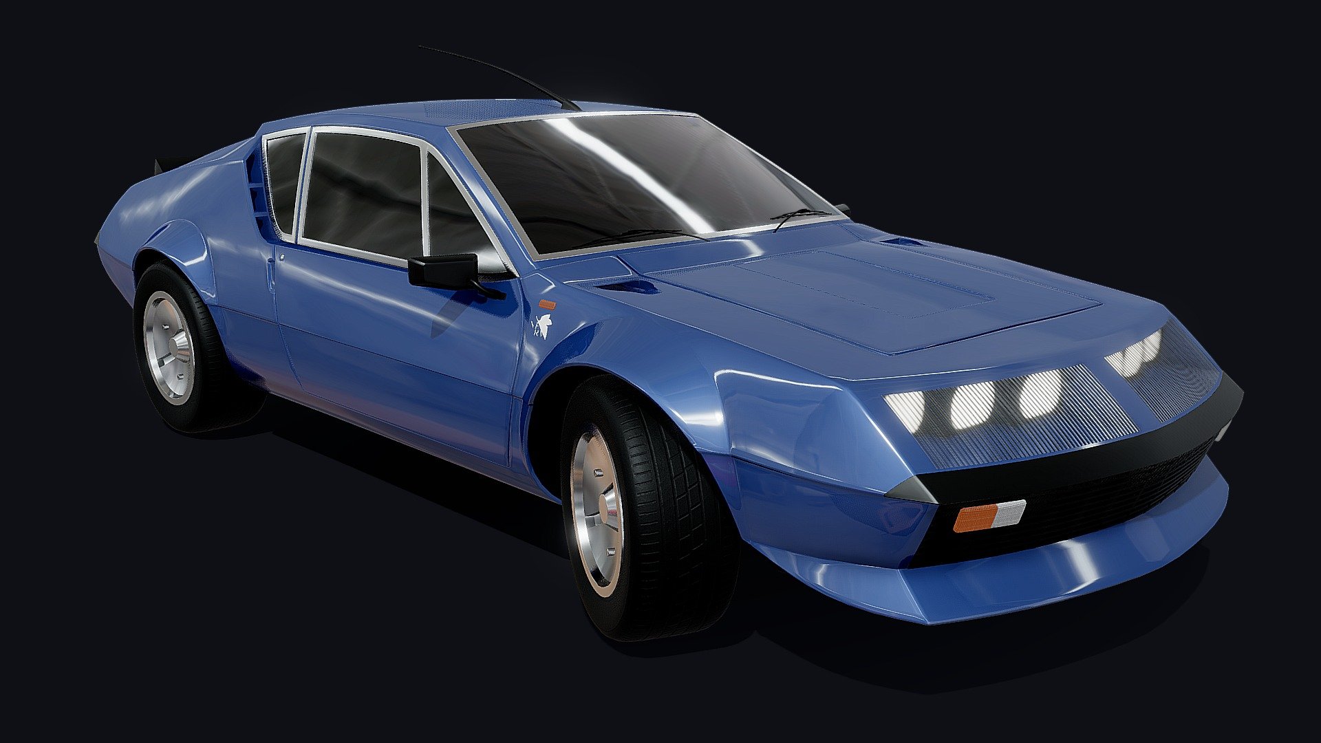 Alpine A310 (Katsuragi Misatos car) 3d model