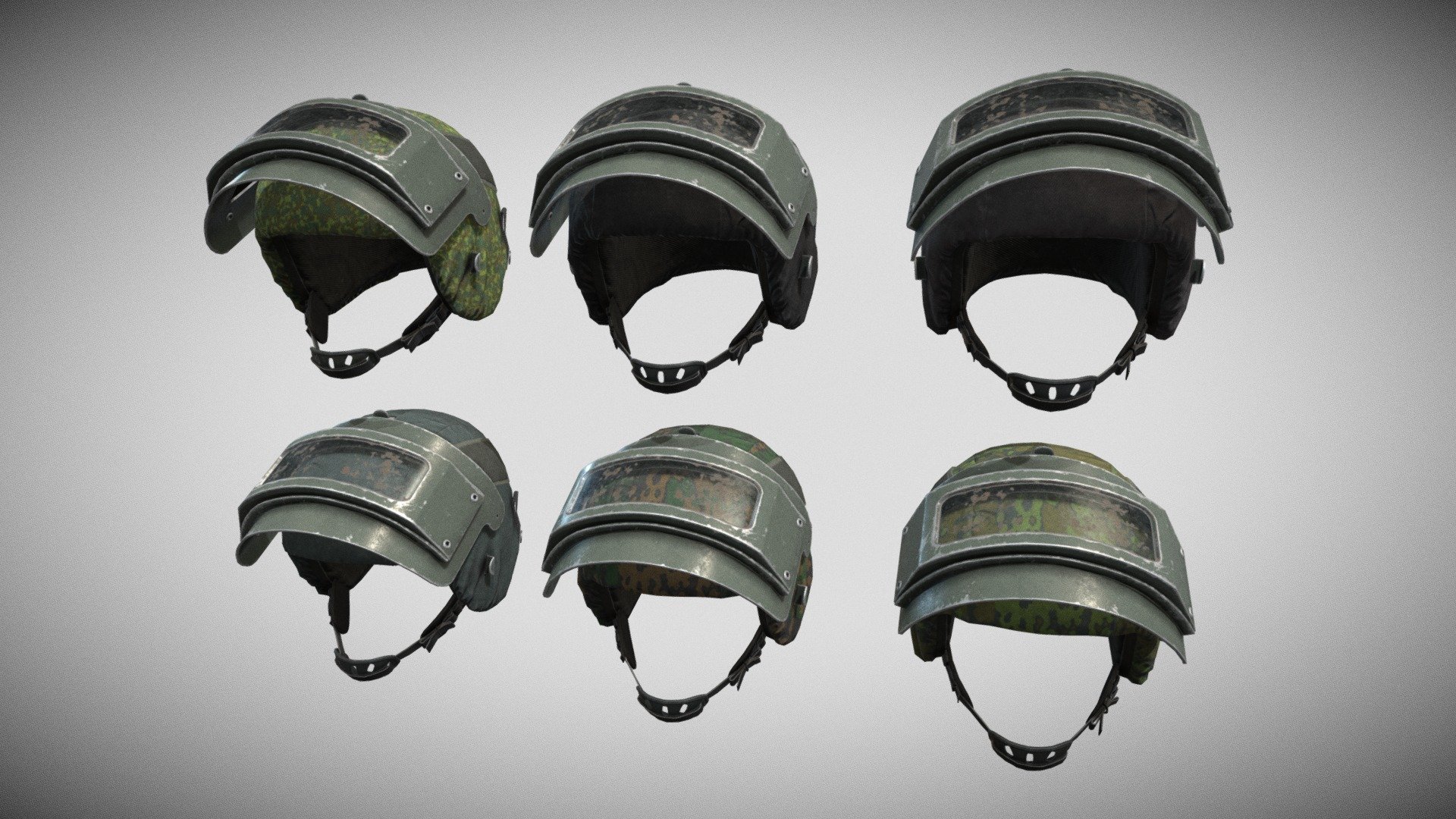 Russian Modern Helmet 3d model