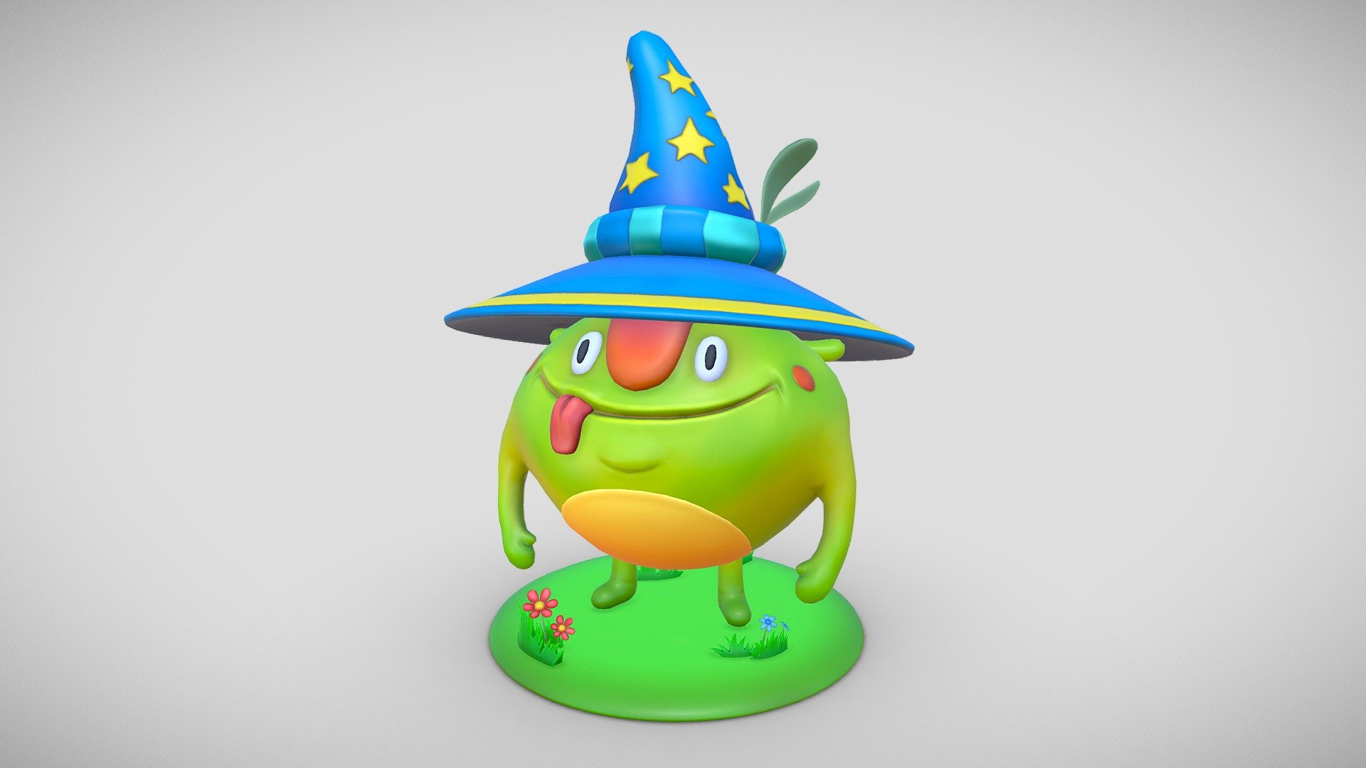 Cartoon character 3d model