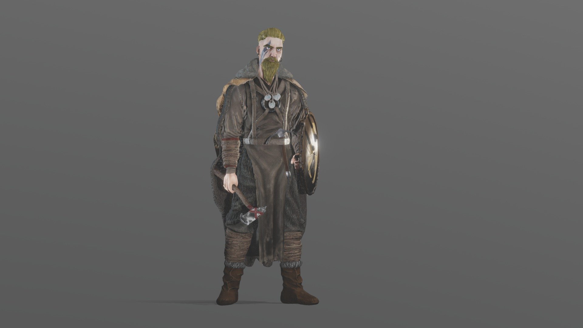 Viking 3D Character 3d model