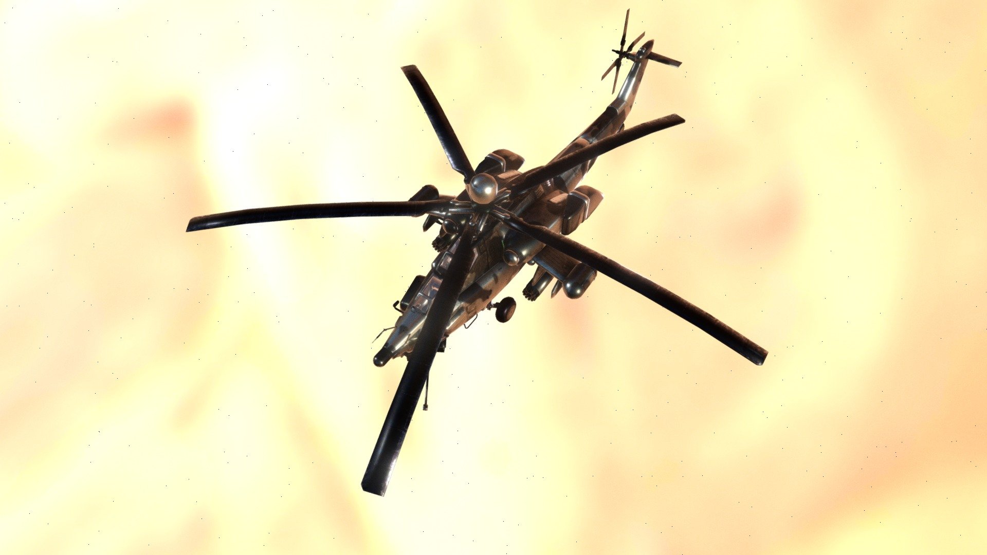 Mi-28N Havoc 3d model