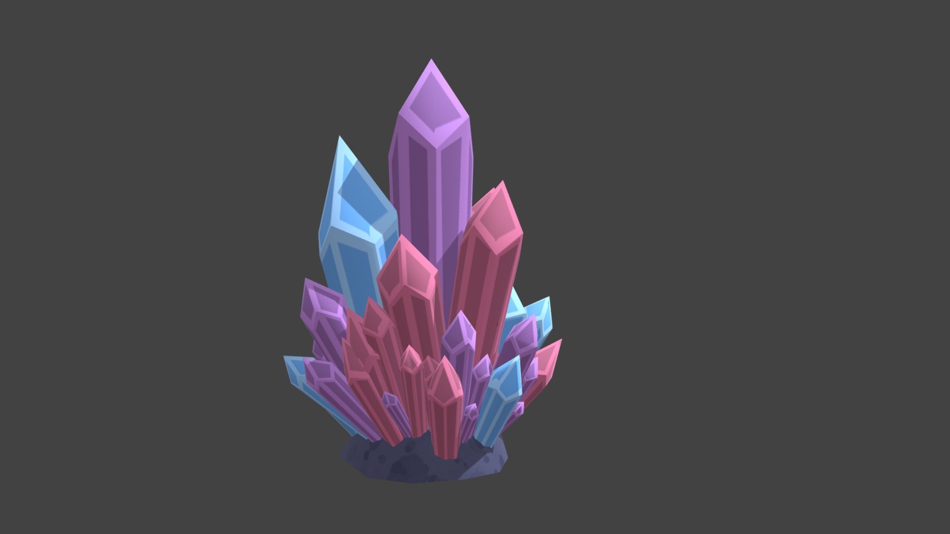 Crystal 3d model