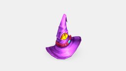 Cartoon wizard hat