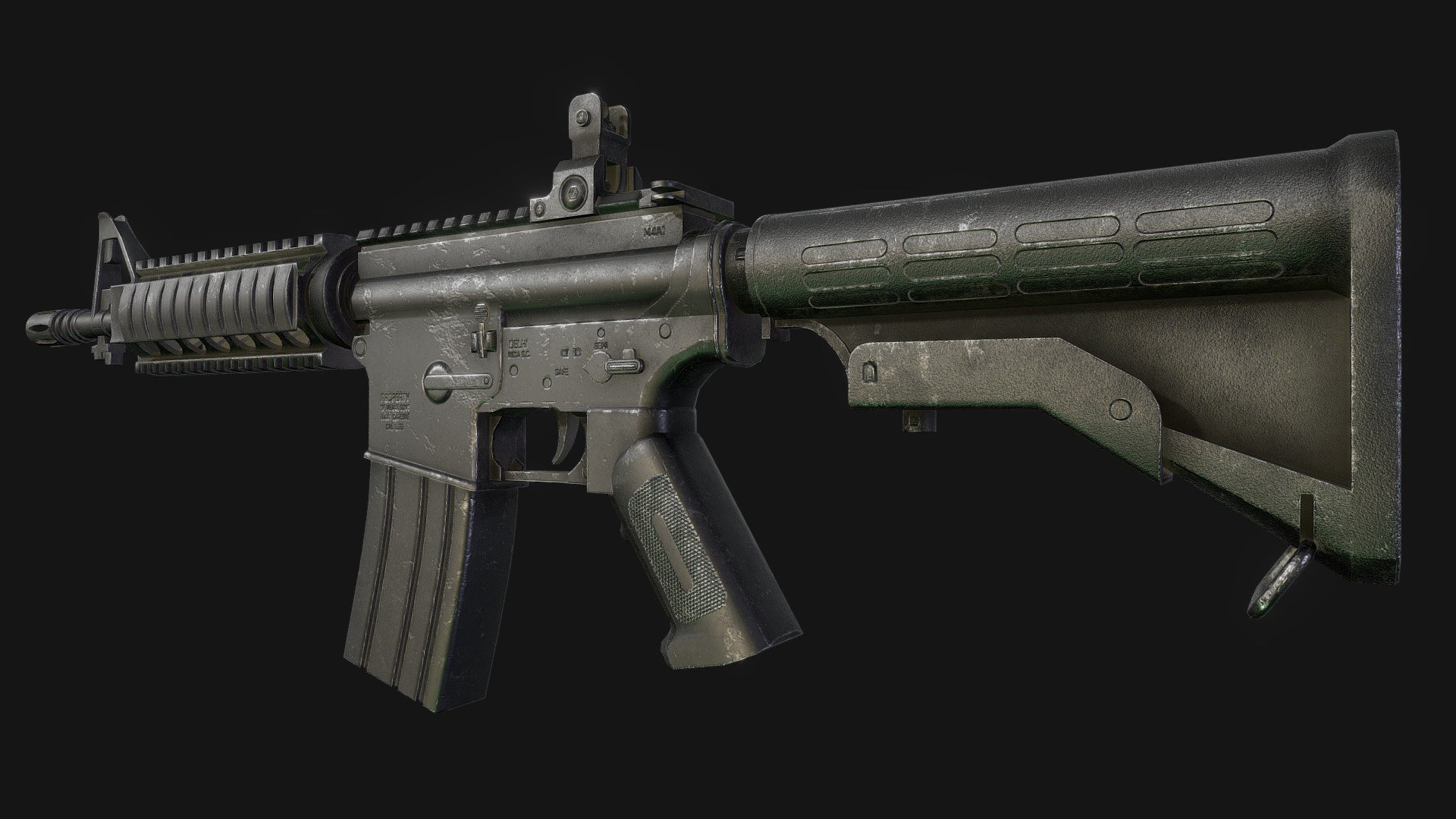 M4A1 3d model