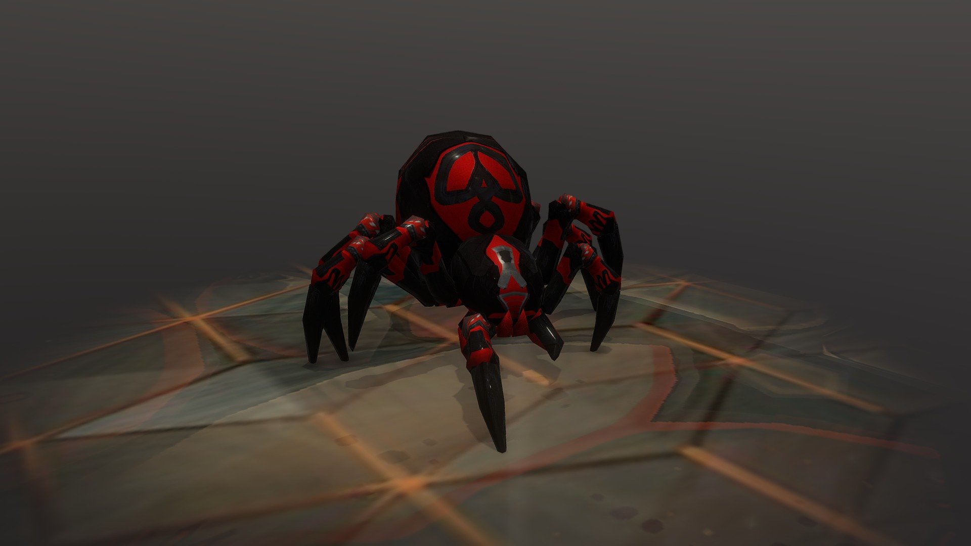 Cyborg Spider 3d model