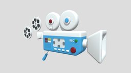 Cartoon Movie Camera