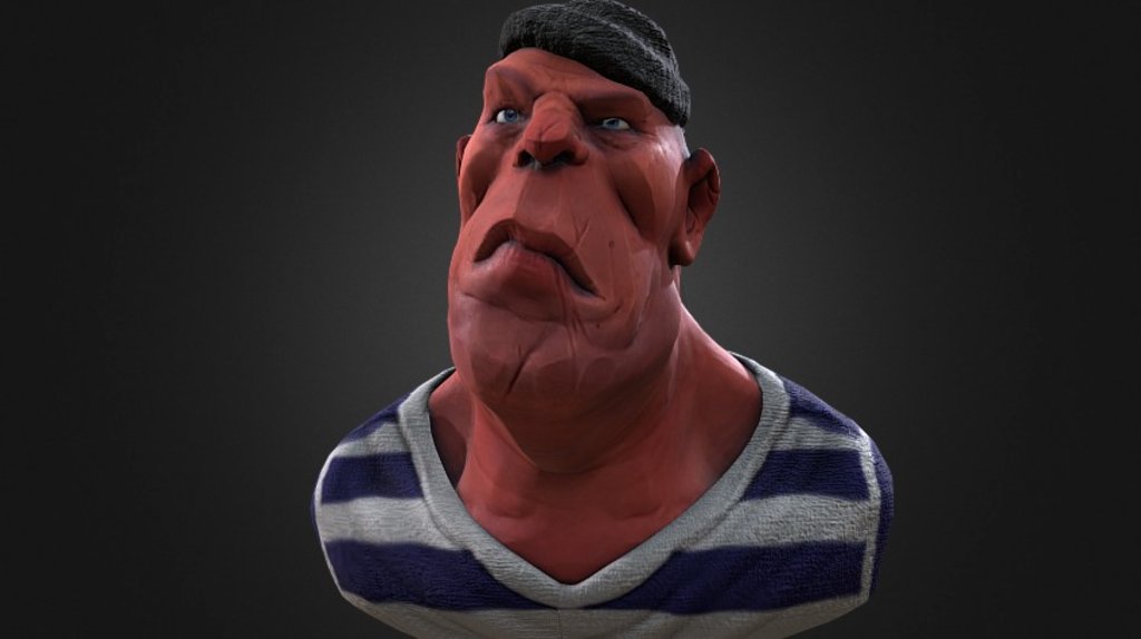 Sailor 3d model