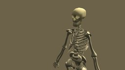 Low Poly Skeleton