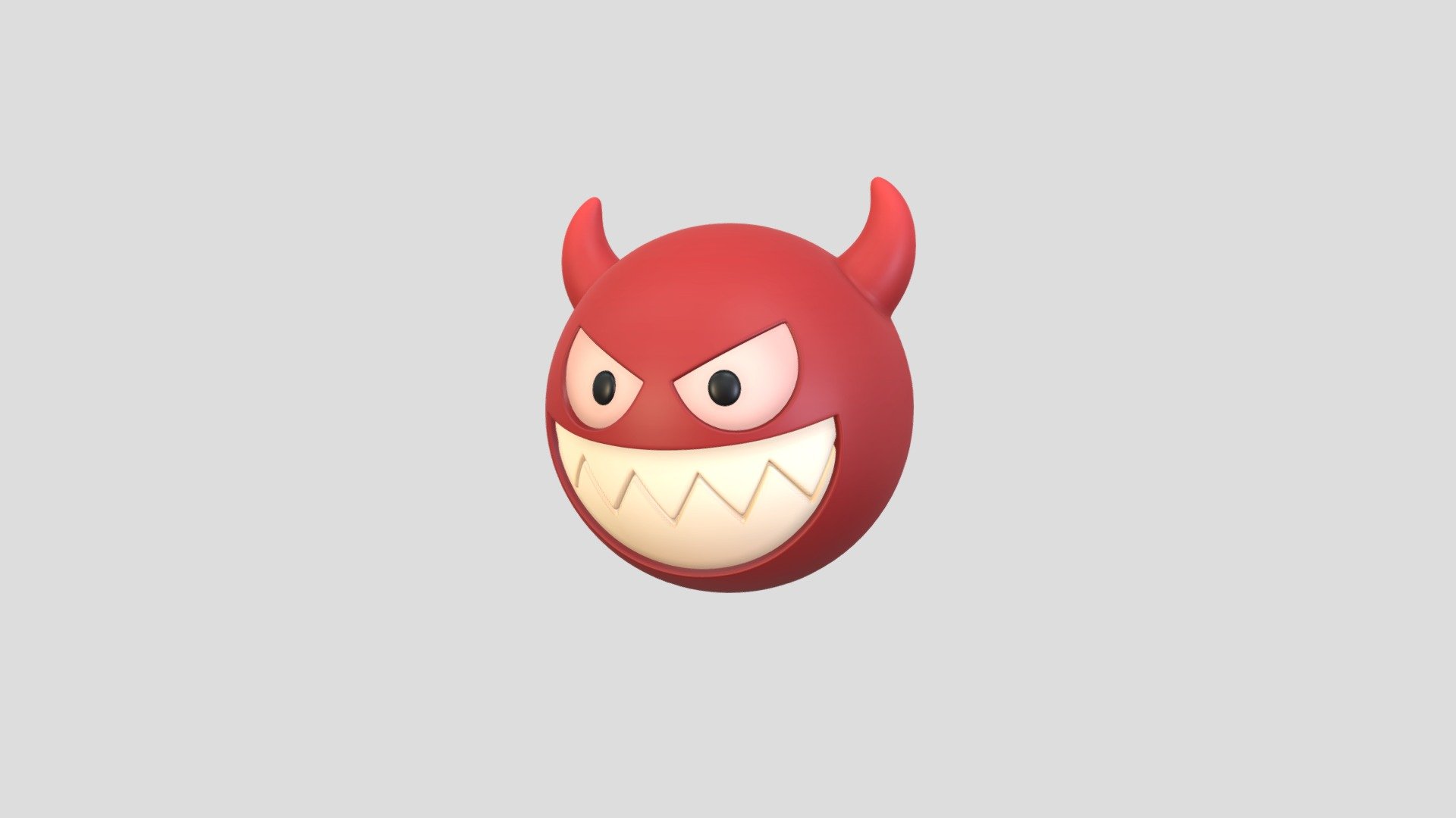 Character241 Devil Face 3d model