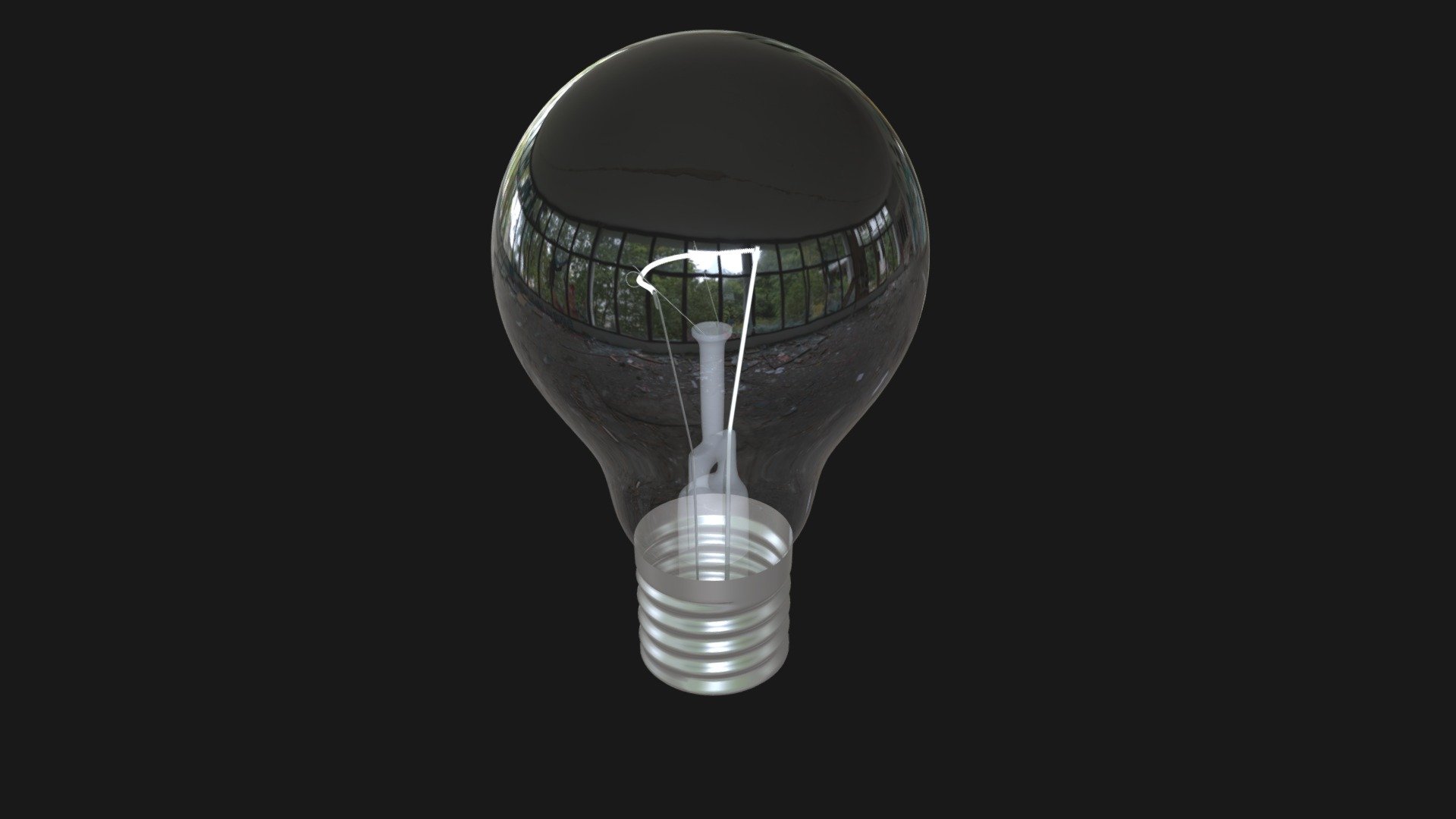 Incandescent light bulb 3d model