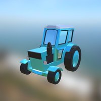 Cartoon Tractor T40