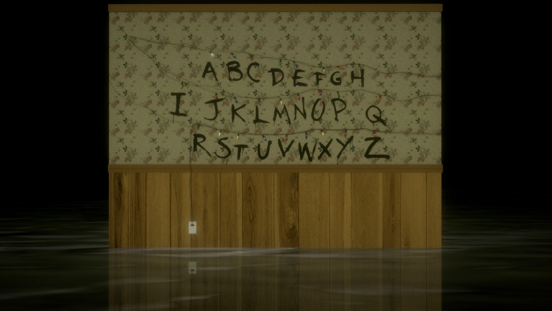 Holiday message from the Upside Down 3d model