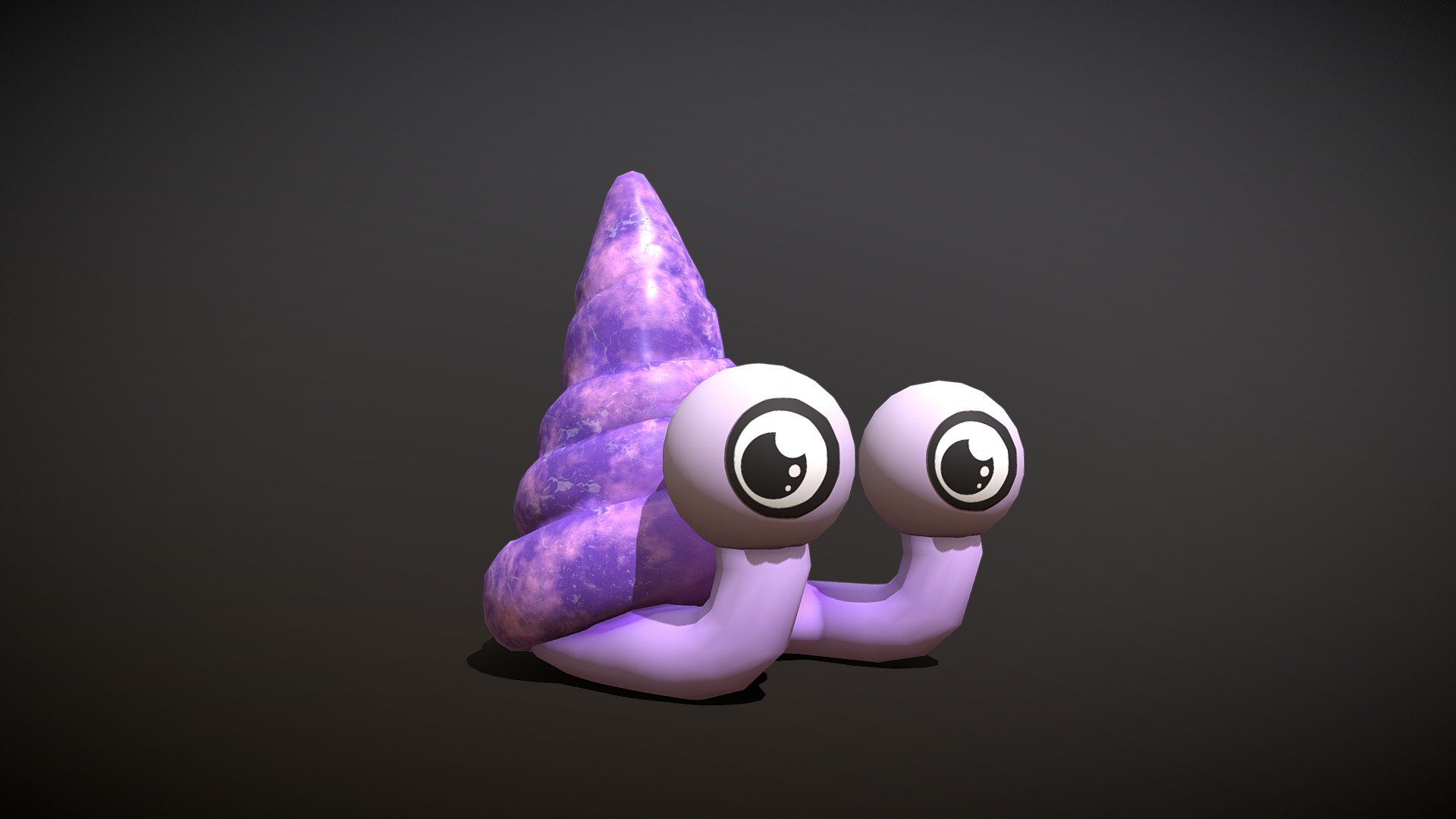 Cartoon Snail 3d model