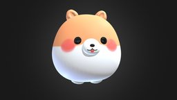 Pomeranian Boo Cute Plush Toy