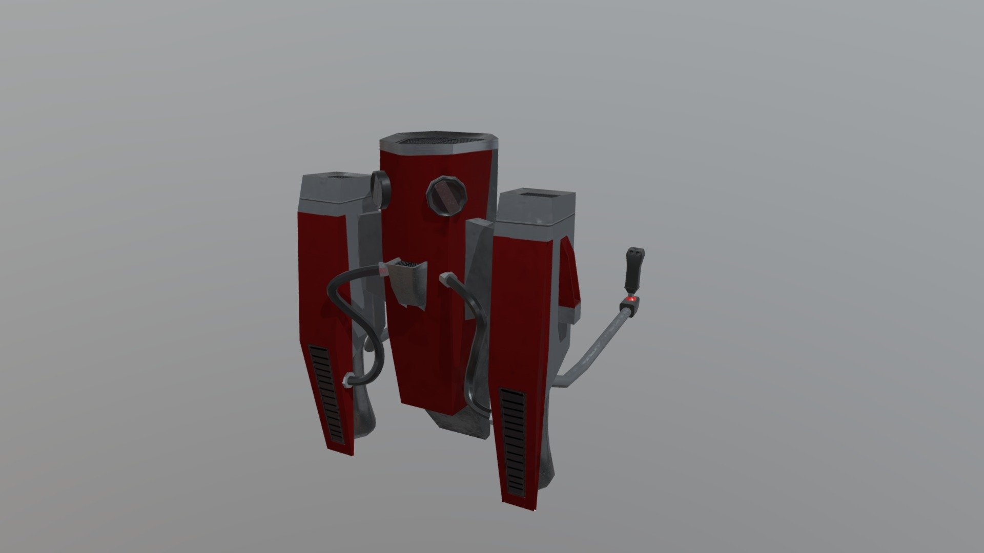 Jetpack Scifi (Low Poly) 3d model