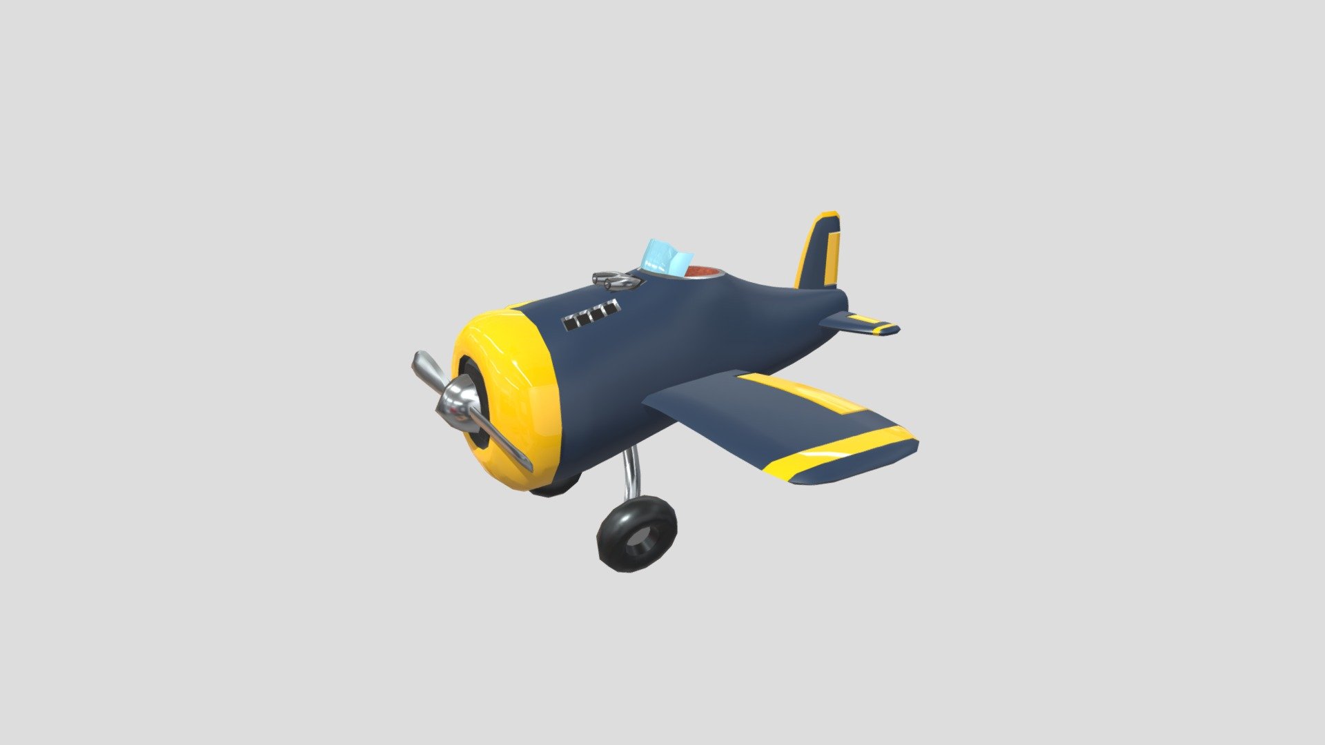 3d Plane 3d model