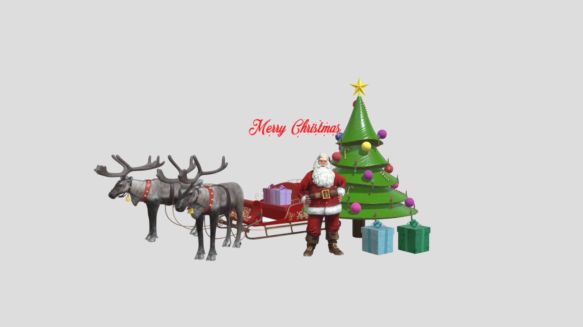 Santa Environment 4 3d model