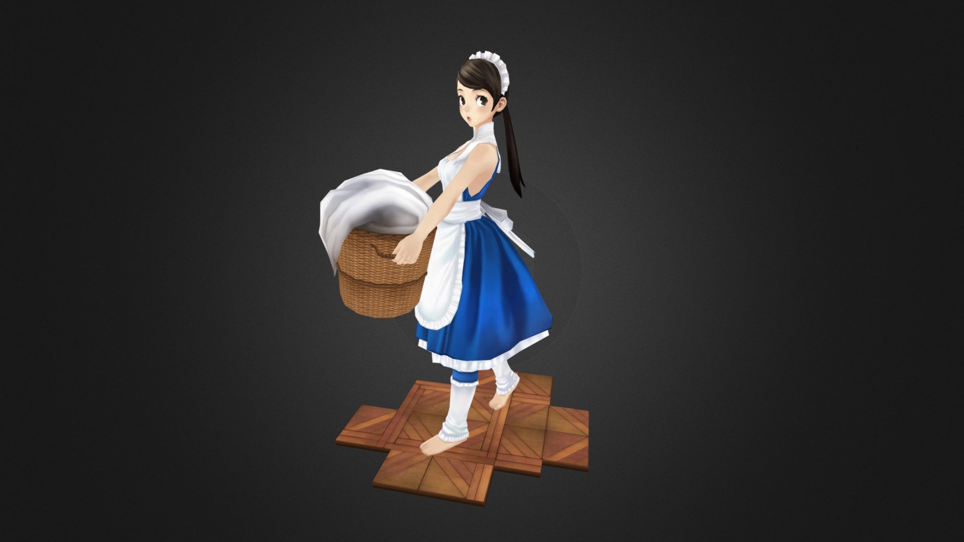 Maid 3d model