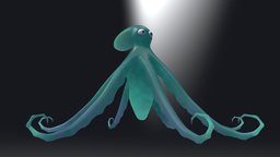 Cartoon Squid