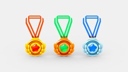 Cartoon medals