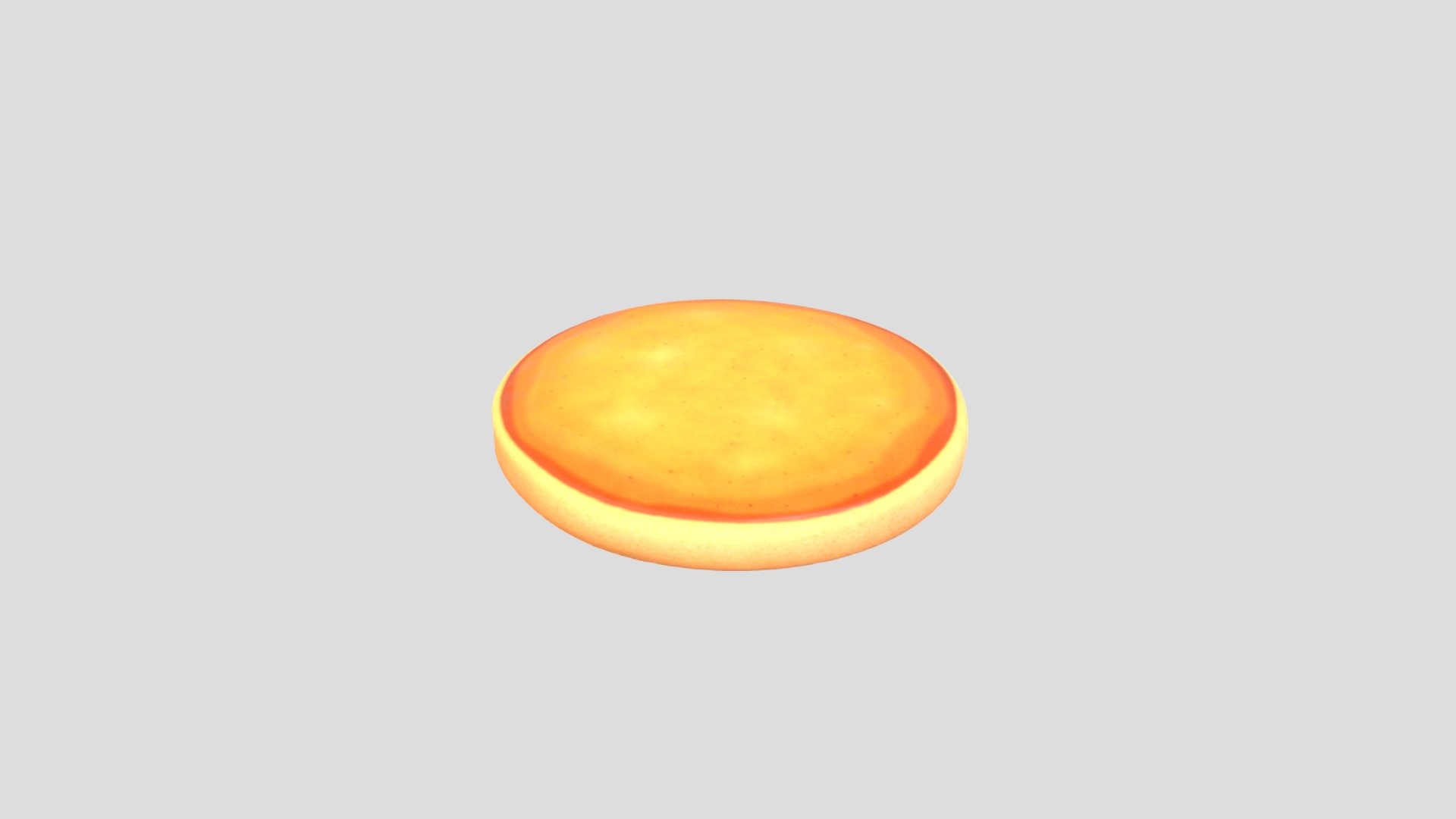 Cartoon Pancake 3d model