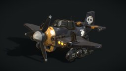 Cartoon Stuka bomber