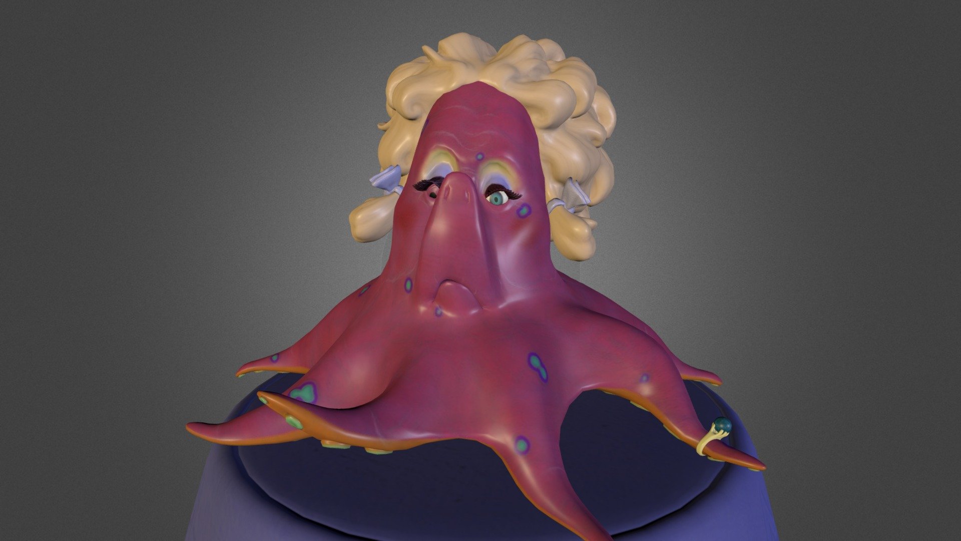 Octopus ZBrush Animation Character 3d model