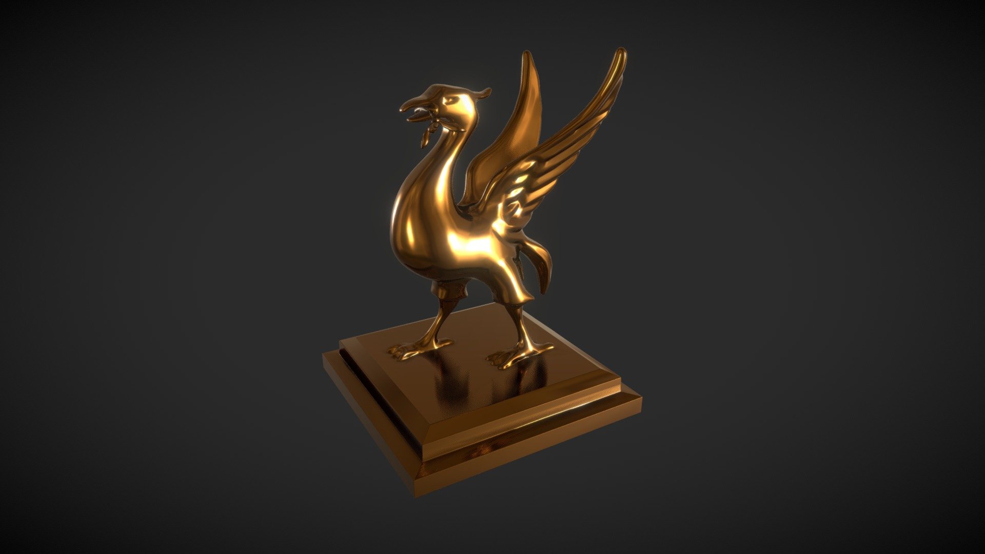 Liverbird 3d model