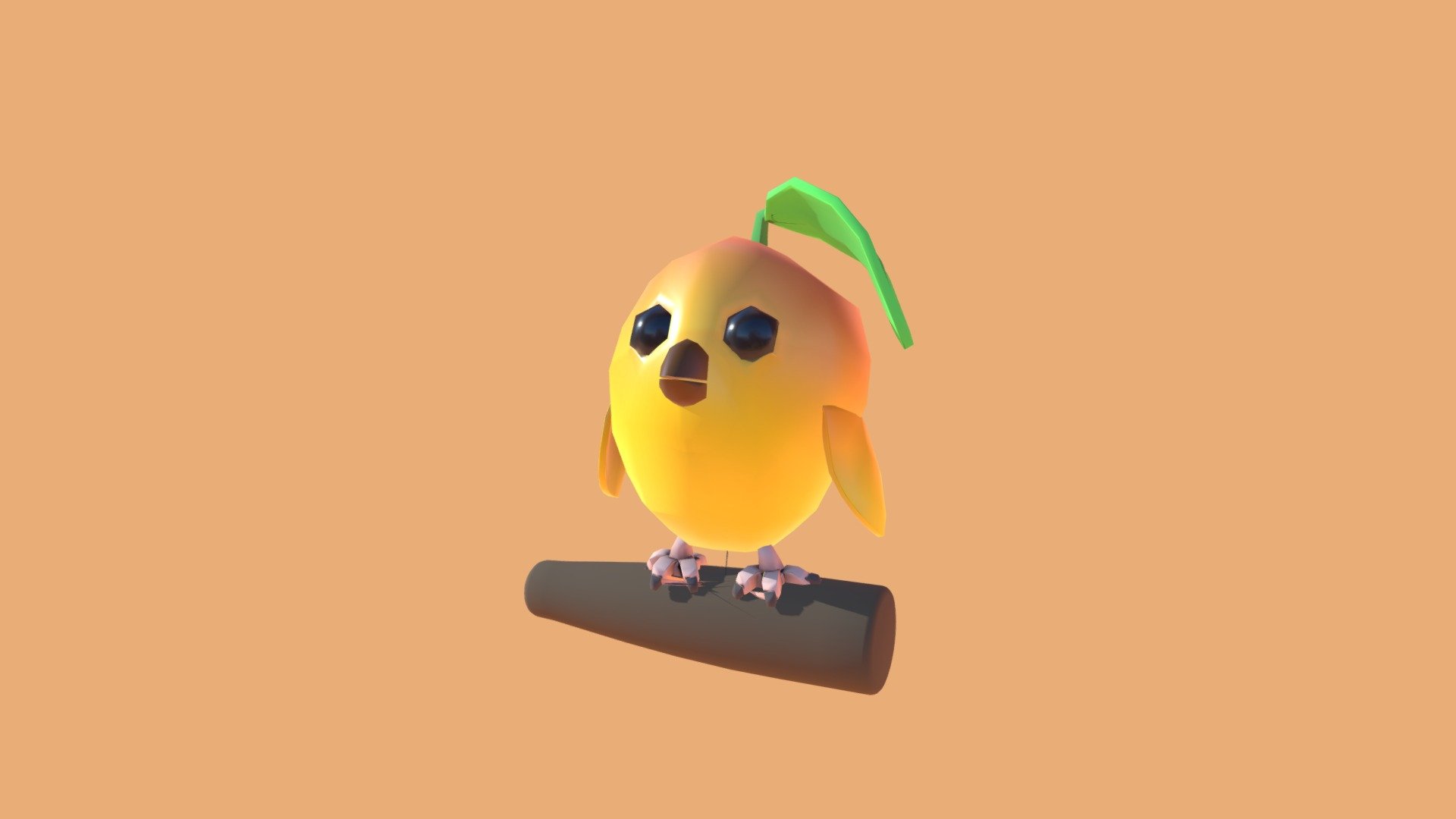 Mango Bird 3d model