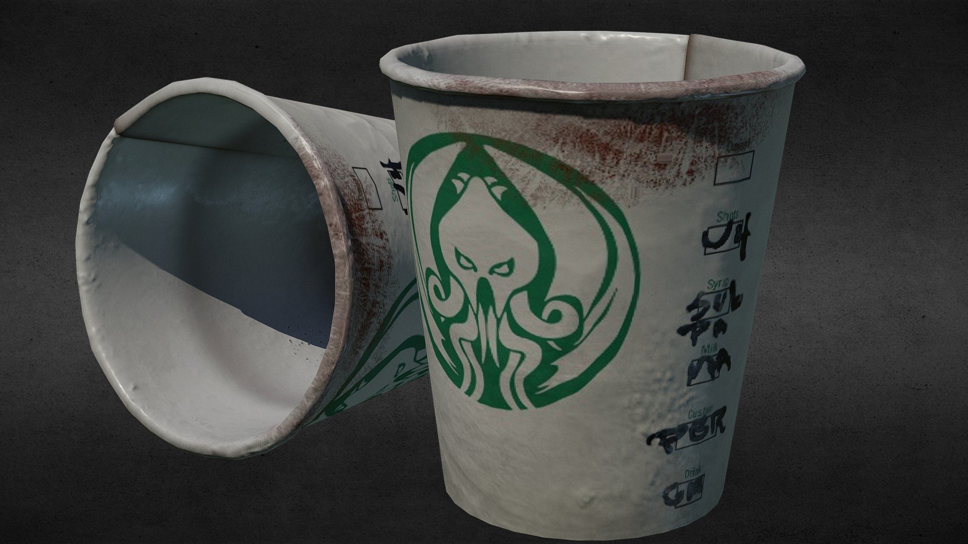 Coffee Cups 3d model