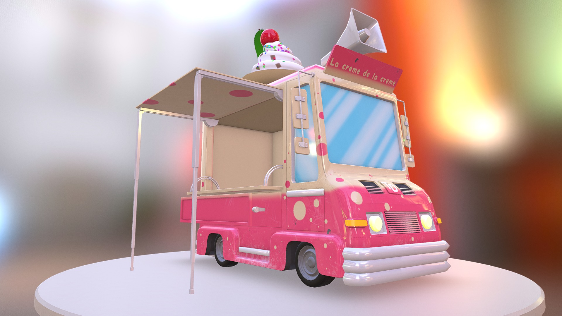 Ice Cream Truck 3d model