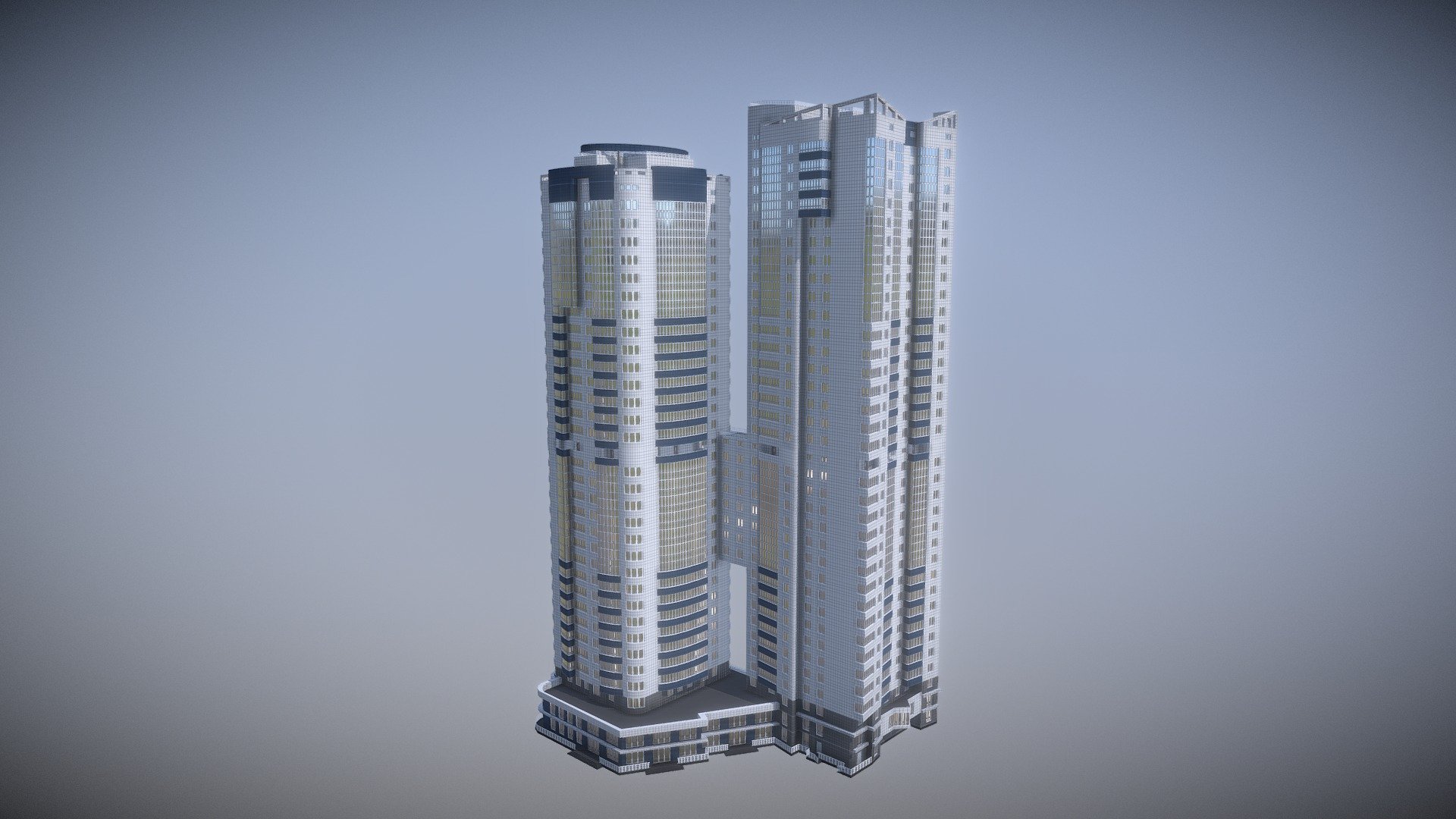 Residential Complex (Moscow) 3d model