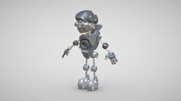 Nitro boy Cyborg cartoon