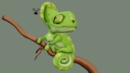 Cartoon Chameleon