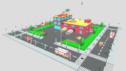 Cartoon City Fire Station