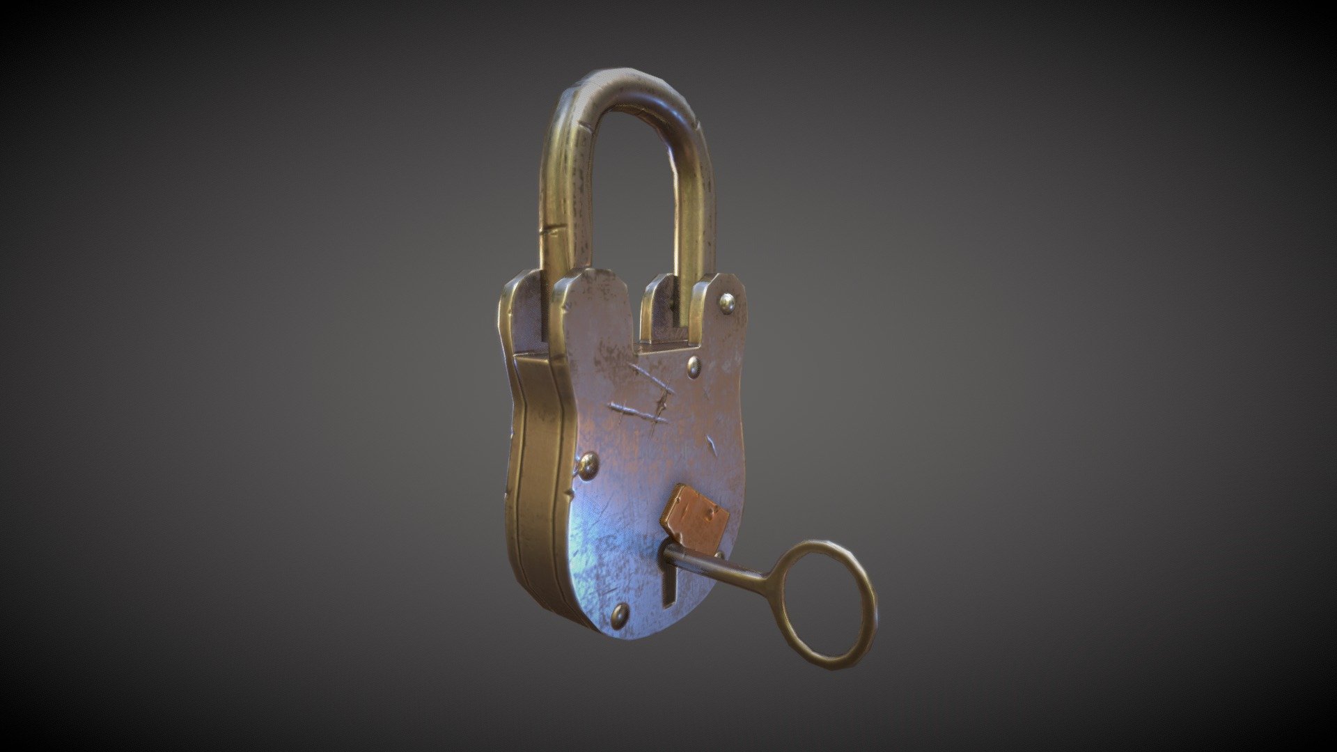 padlock 3d model