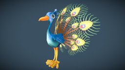 Cartoon Paon // Peacock