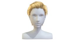 cartoon lush man 001 haircut of short length