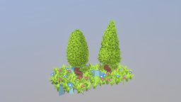 Cartoon trees