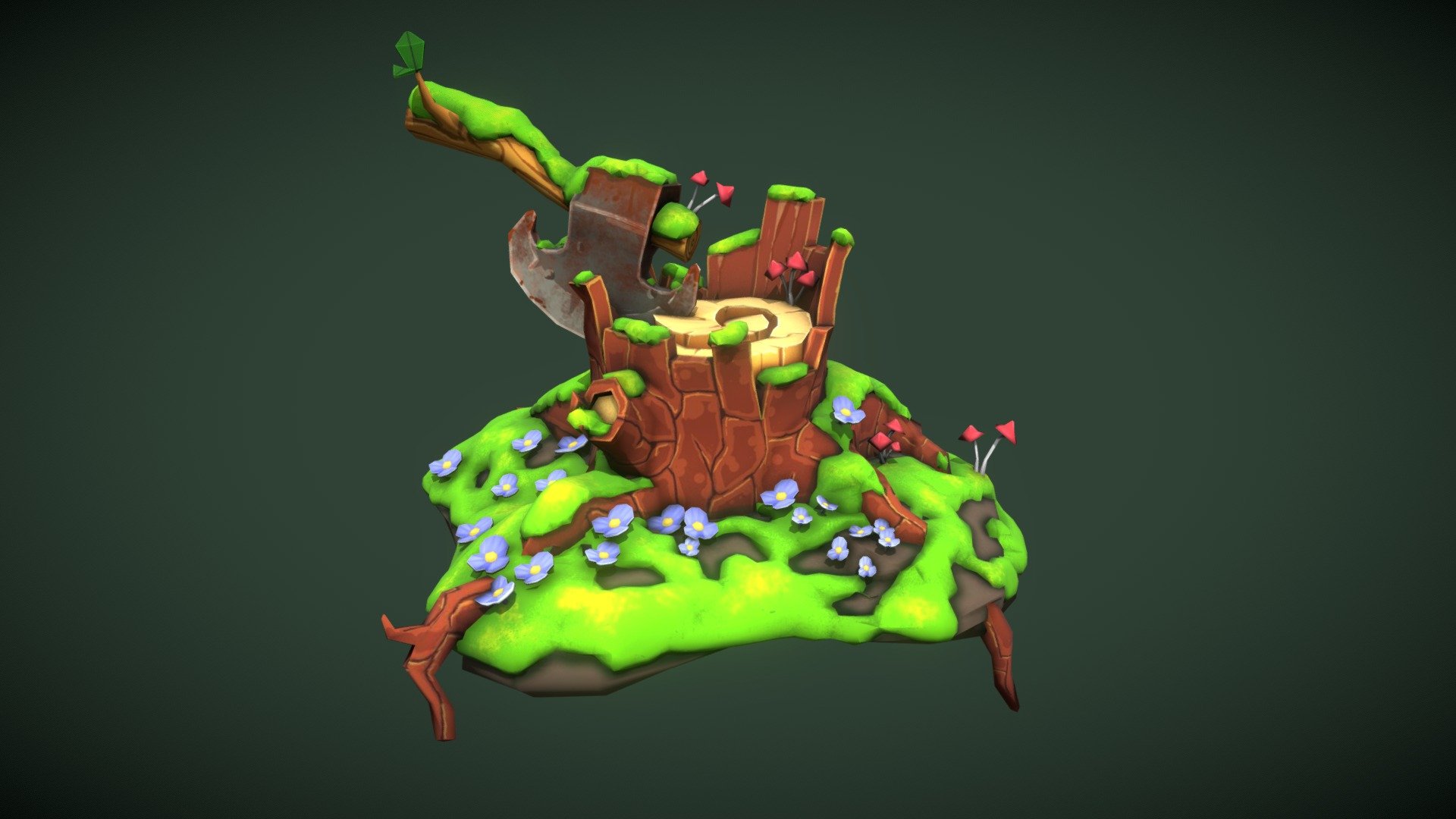 Lost axe 3d model