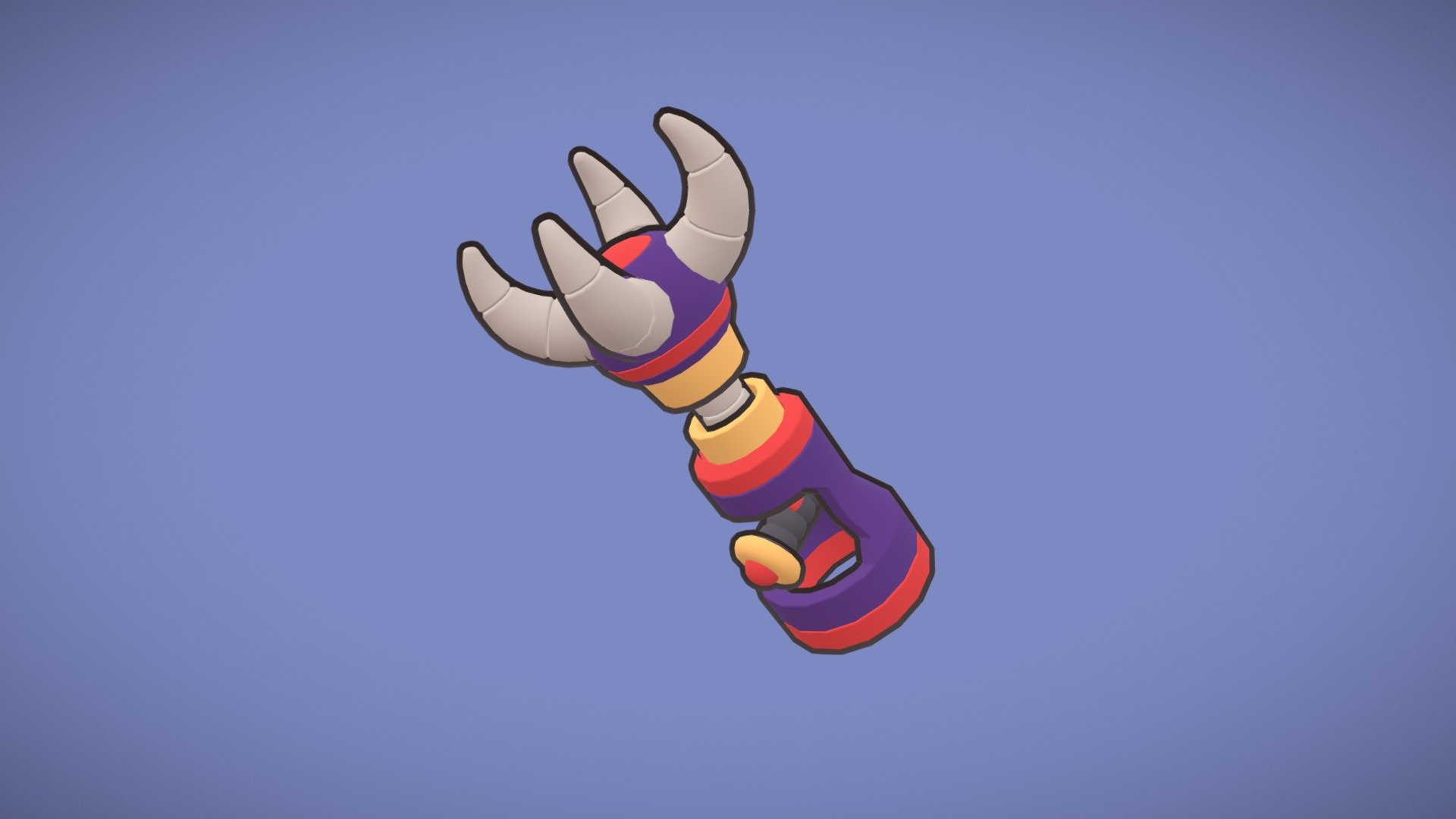 Cartoon grappling hook 3d model