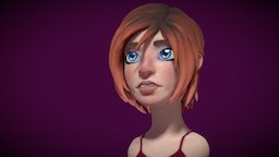 Cartoon Girl bust