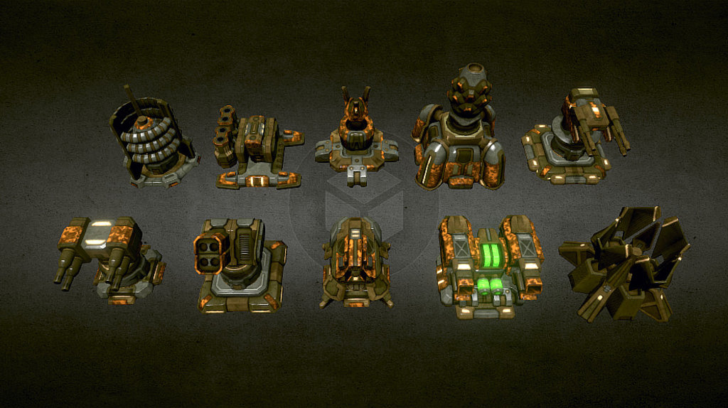 Tower Defense Construction Kit. 3d model