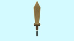 Cartoon Wood Sword