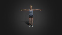 High-Quality Casual Women 3D Model