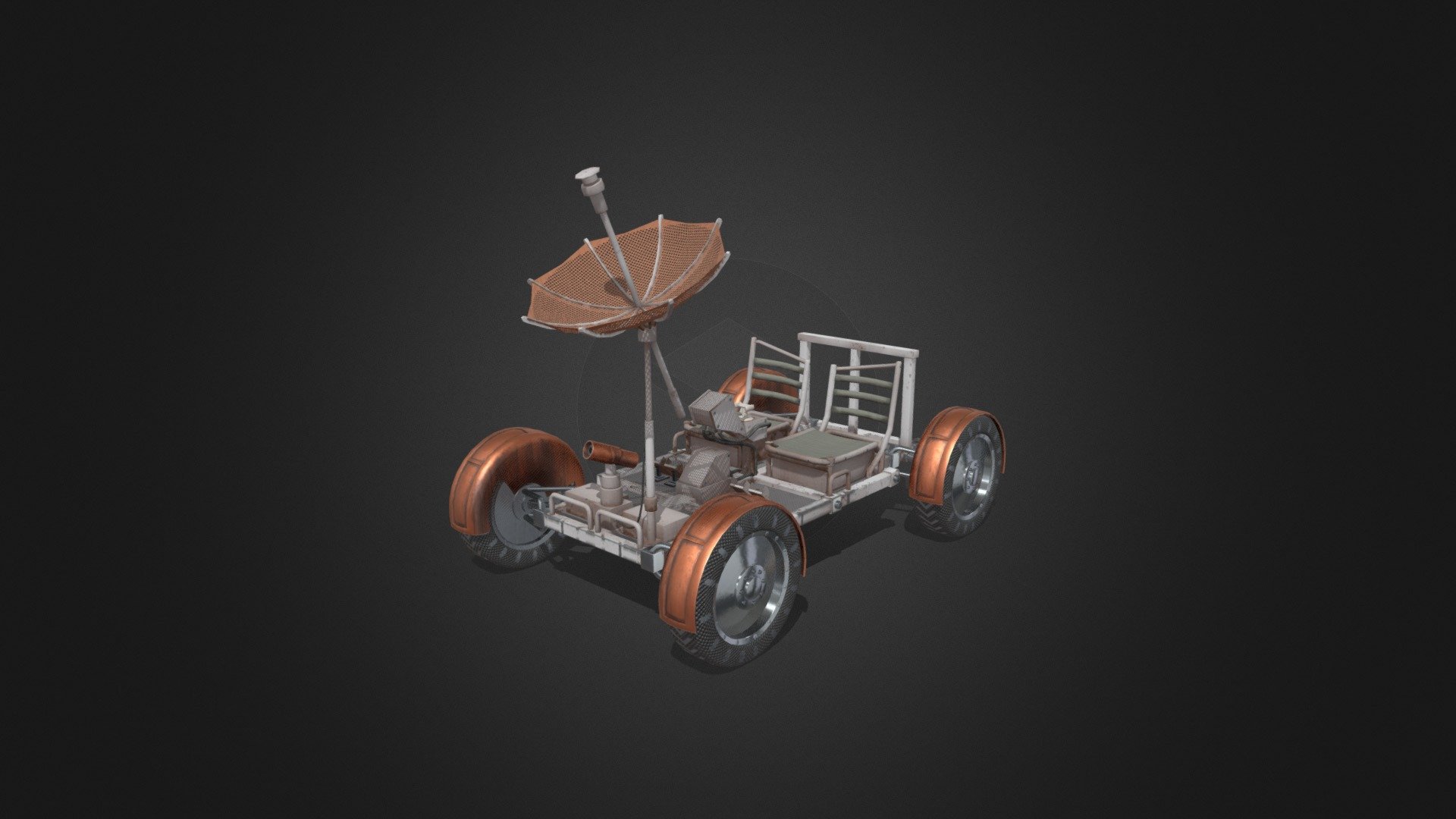 Apollo 11 Lunar Rover 3d model